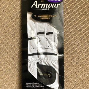 Armour Men's Left Hand Golf Titanium Glove.